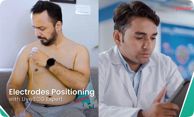 Recieve post virtual demo consultation with ecg experts